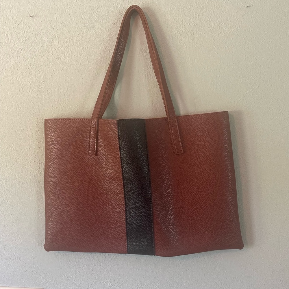 Vince Camuto brown leather tote